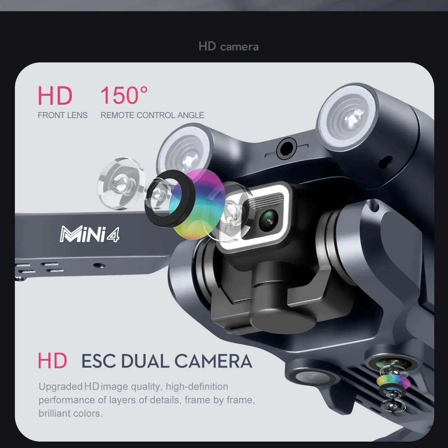 Flycam mini cao cấp Z908 pro